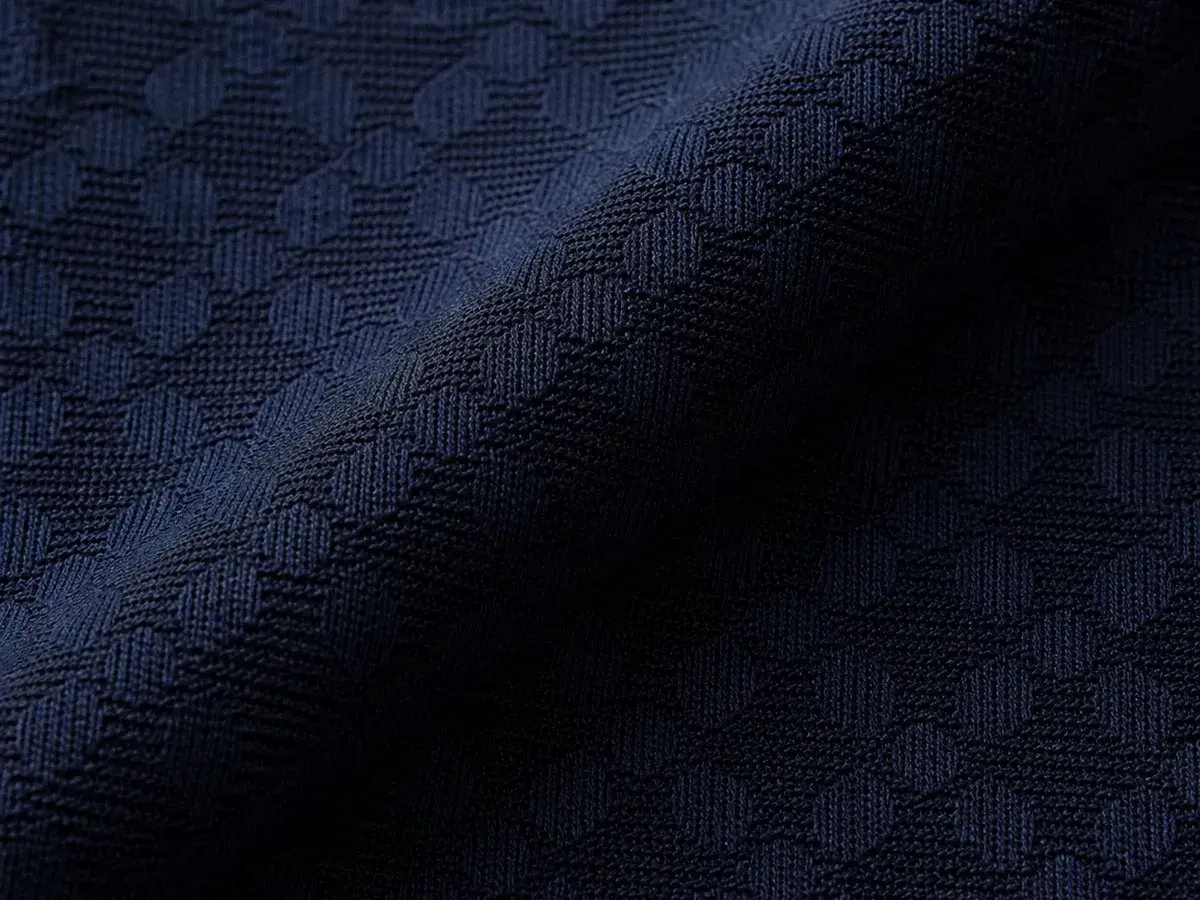 Jacquard fabric close-up texture