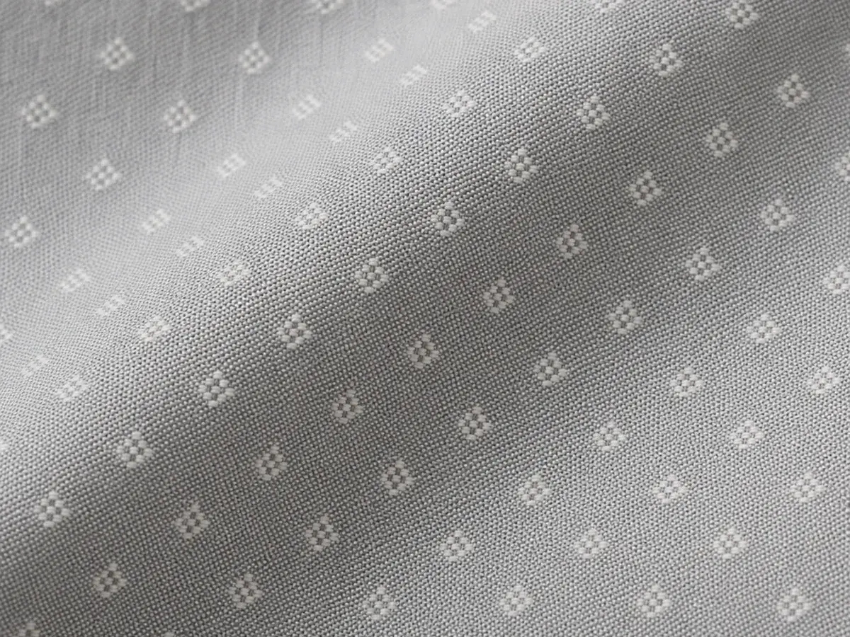 Dobby fabric close-up texture