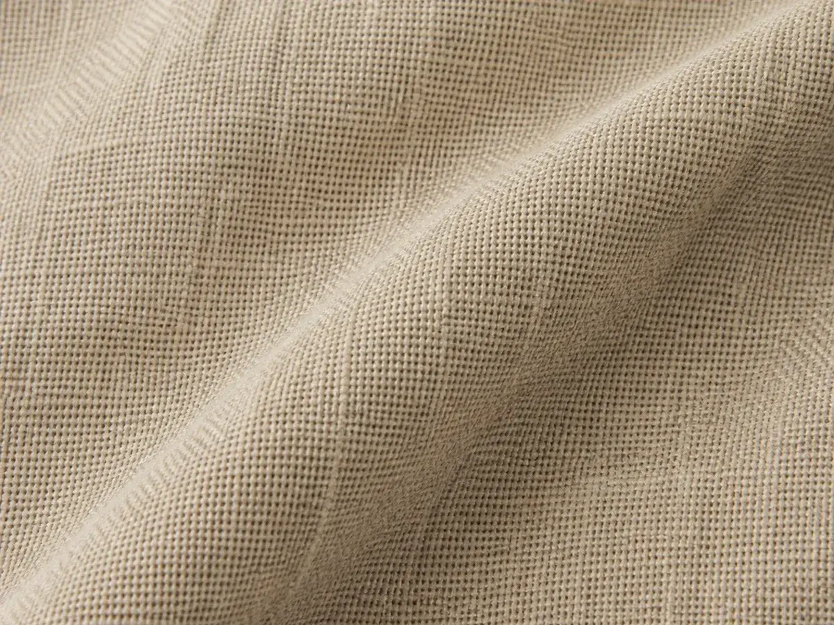 Linen fabric close-up texture