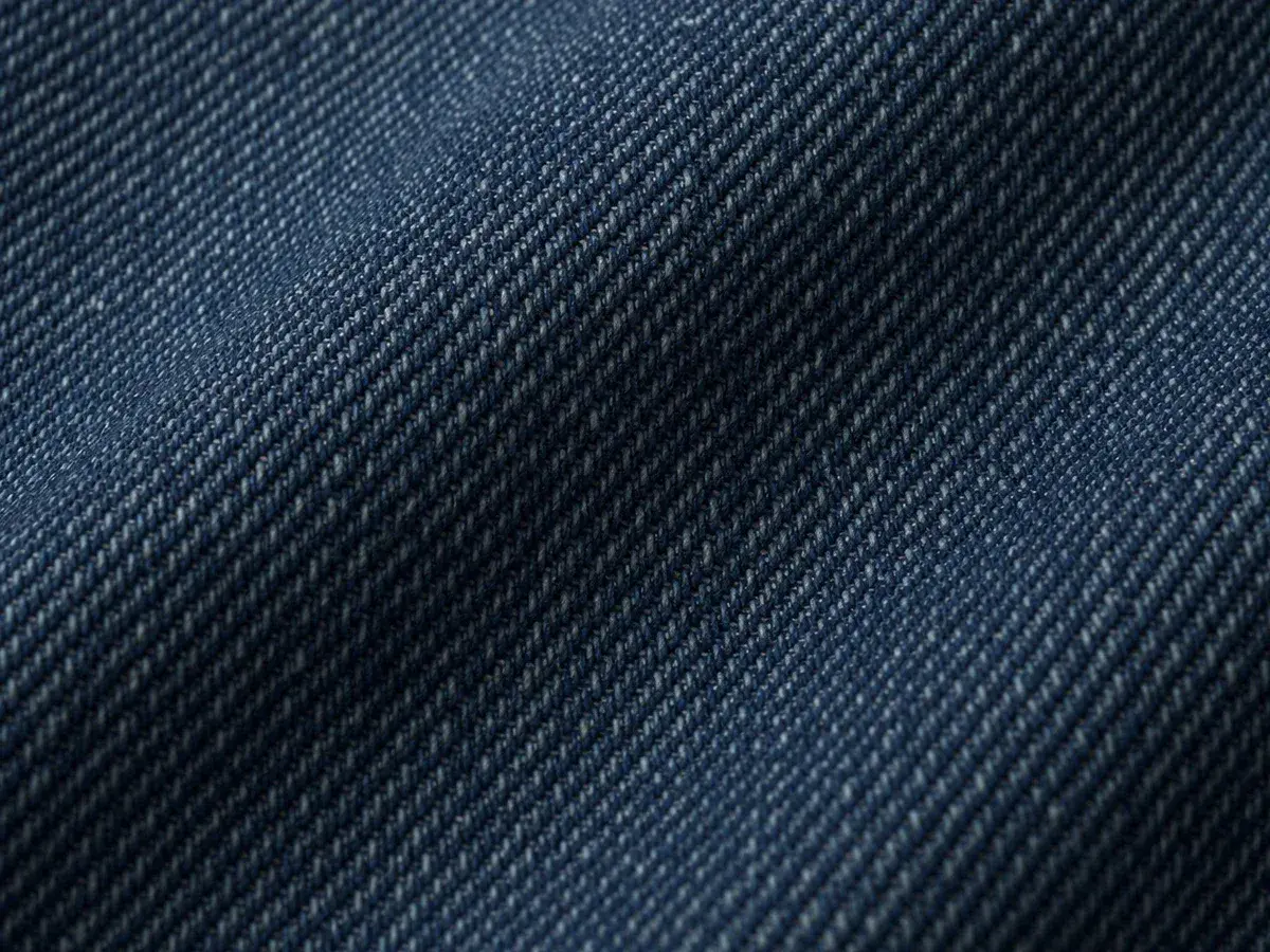 Denim fabric close-up texture