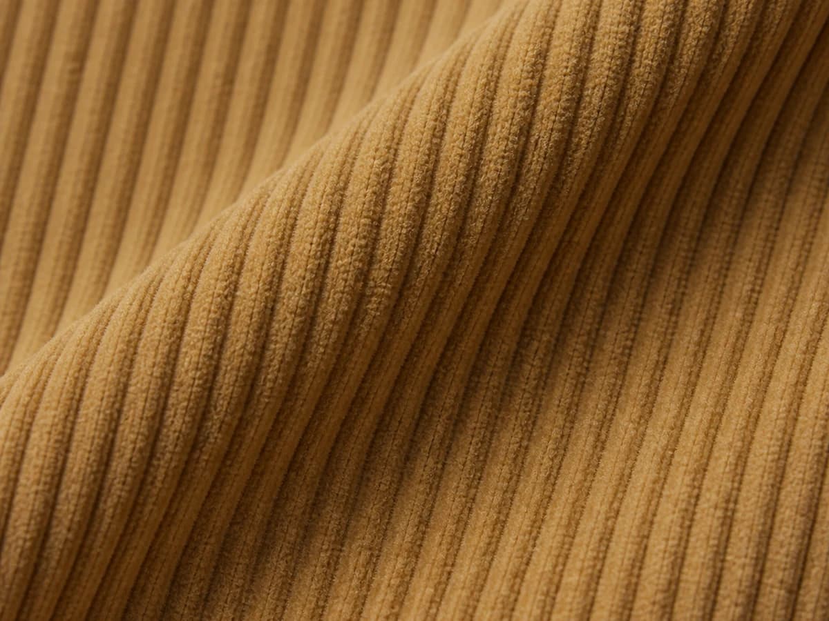 Corduroy fabric close-up texture