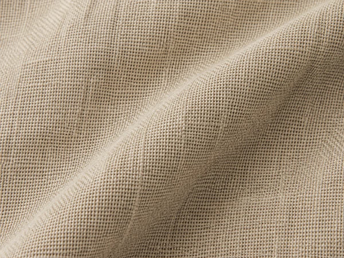 Linen fabric close-up texture