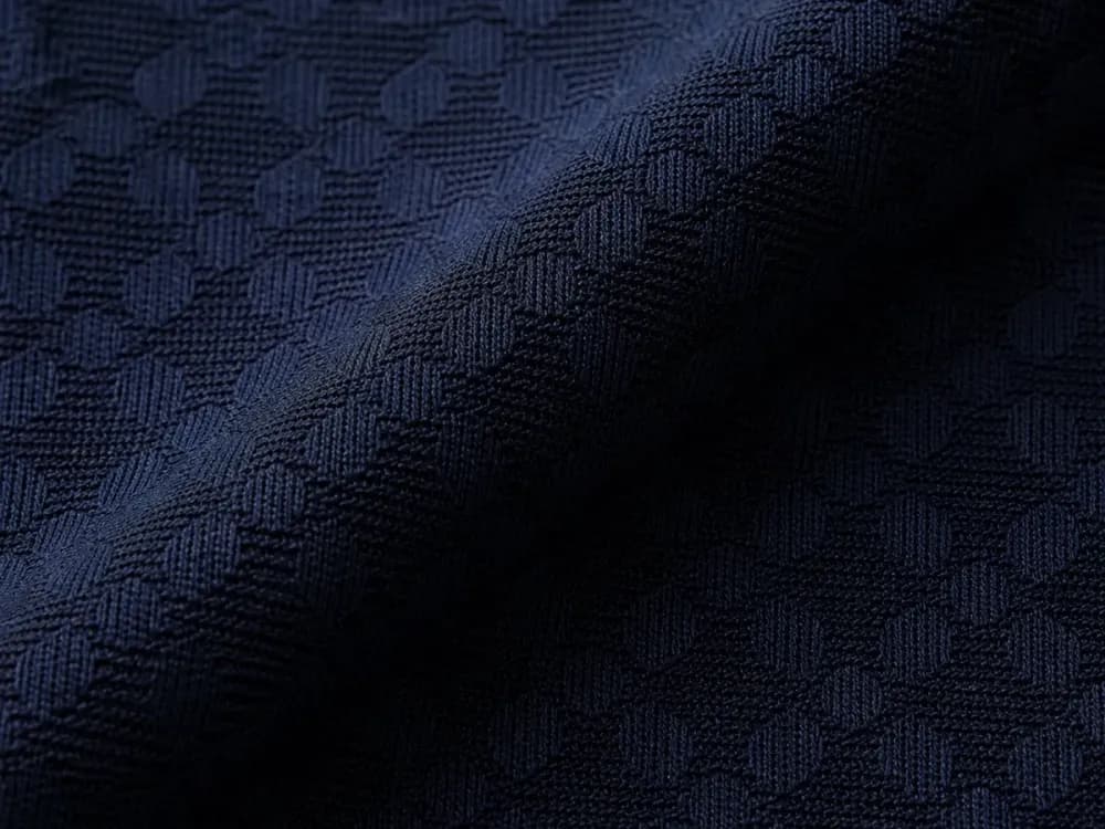 Jacquard fabric close-up texture