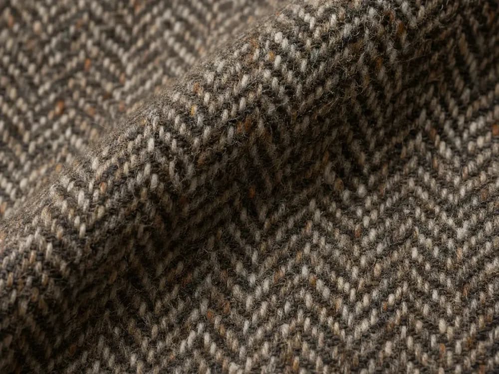 Tweed fabric close-up texture