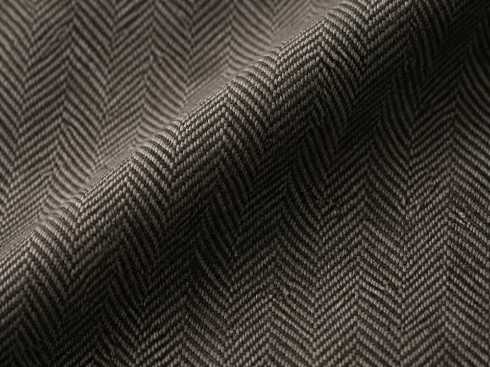 Herringbone fabric close-up texture