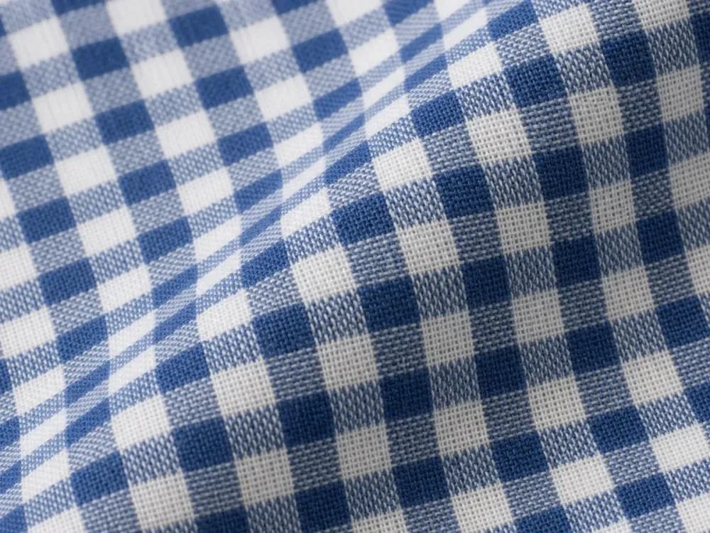 Gingham fabric close-up texture